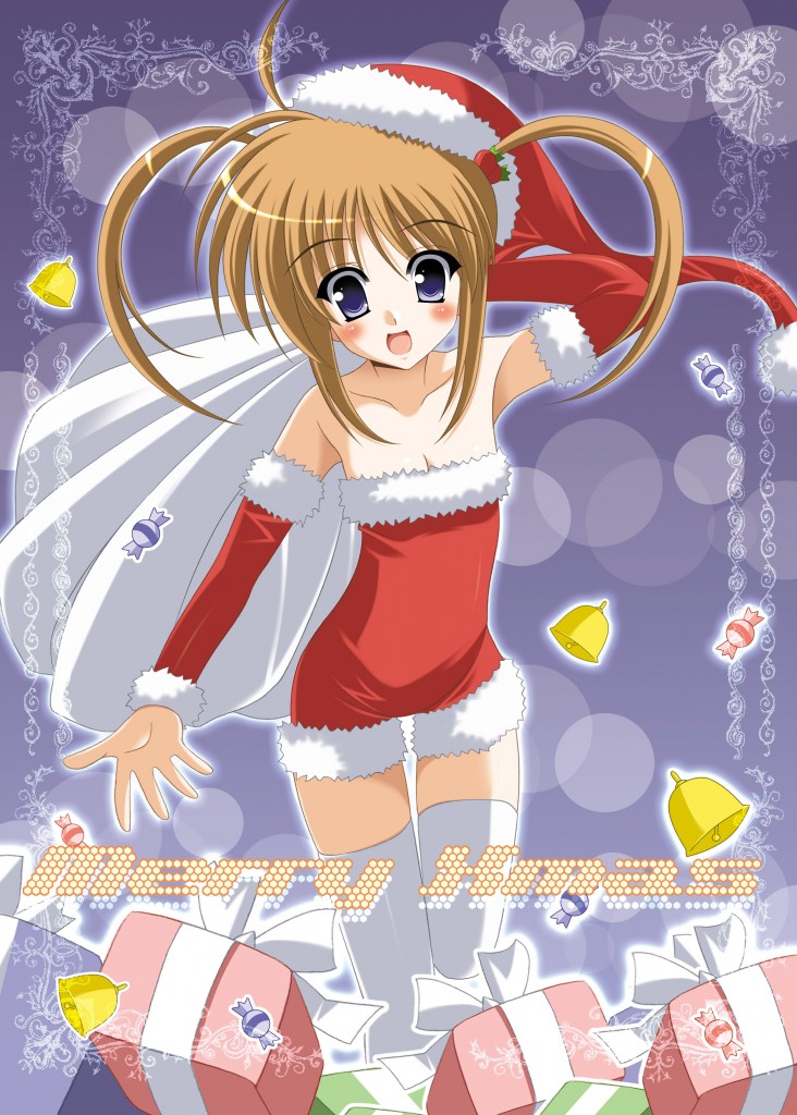 moe-49963-christmas-mahou_shoujo_lyrical_nanoha-oda_kenichi-takamachi_nanoha-thighhighs